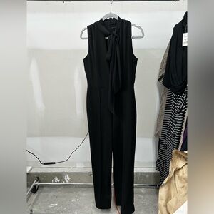 White House Black Market Sleeveless Black Jumpsuit